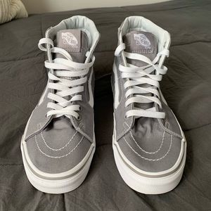 Vans gray high tops